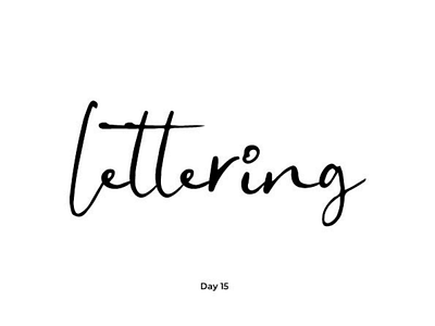 Hand Lettering branding challenge daily logo
