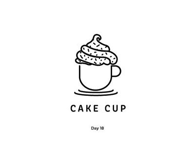 Cake Cup branding challenge daily logo