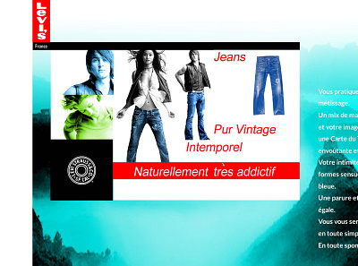 LEVI S STRAUS FRENCH WEBSITE, 2007 adobe interactivity ui ux arvers behance design digital digitaldancingwordsrecords frederic logo logotype new