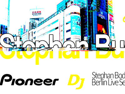 STEPHAN BODZIN DJ SET LIVE IN BERLIN adobe interactivity ui ux arvers asics interactivity ui ux branding digital digitaldancingwordsrecords dribble ux frederic illustration logotype