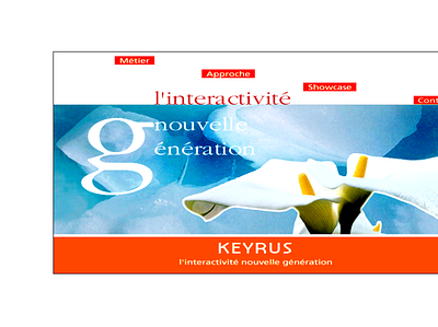 KEYRUS , INTERACTIVITY NEW GENERATION arvers branding digital digitaldancingwordsrecords dribble ux frederic logo new ui ux