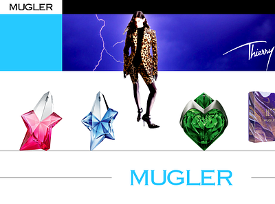 THIERRY MUGLER adobe interactivity ui ux arvers behance branding digital digitaldancingwordsrecords frederic logotype typography ui