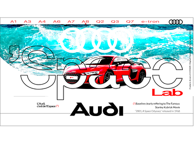 AUDI / L'Audi, c'est de l'Espace / Digital Impact adobe interactivity ui ux arvers behance branding digital digitaldancingwordsrecords dribble ux frederic new typography