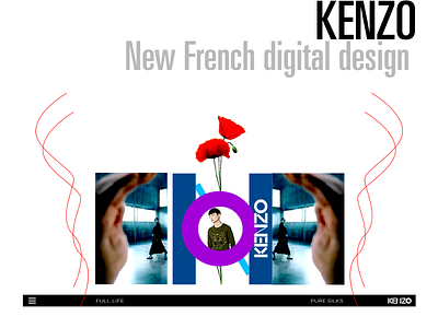 KENZO french digital design