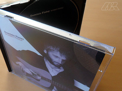 Cd Cover Design for Dominic Finley brown cd cover cd design cd sleeve christian artist singer songwriter violet