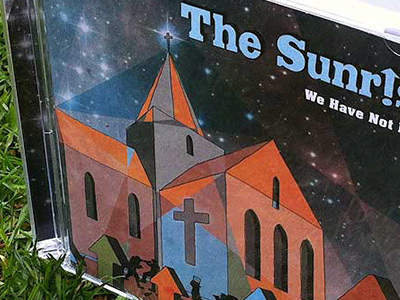 CD Sleeve Art for The Sunrise cd jewel case christian music church pen illustration sketching sunrise