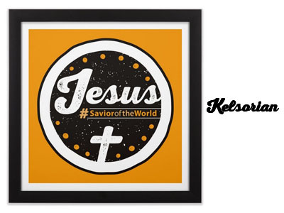 Jesus The Savior Of The World Graphic