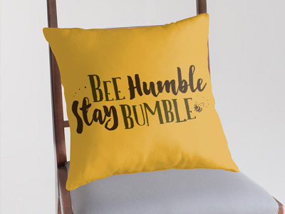 Bee Humble / Stay Bumble bees humour insects life logo quirky saying simple slogan texts typographic typography