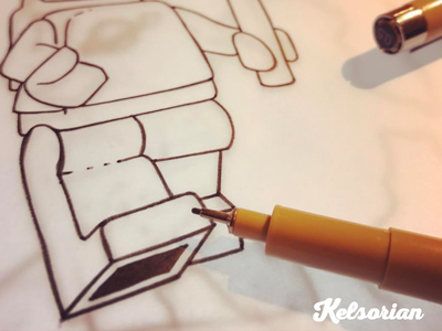New Lego Design - Early Sketch/Trace