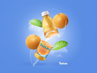 Orange Ad design graphic design juice manipulation orange photoshop art web