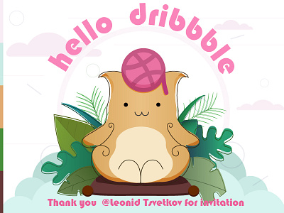 hello dribbble hellodribbble illustration