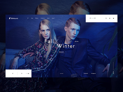 Eikthyrnir - Fashion Store Landing Concept design fashion landing store ui ux web website