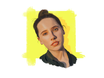 My first shot ! digitaldrawing digitalpaiting illustration portrait women in illustration