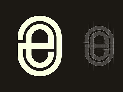 ae monogram and grid