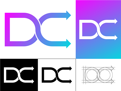 DC + 🔀 | LOGO DESIGN