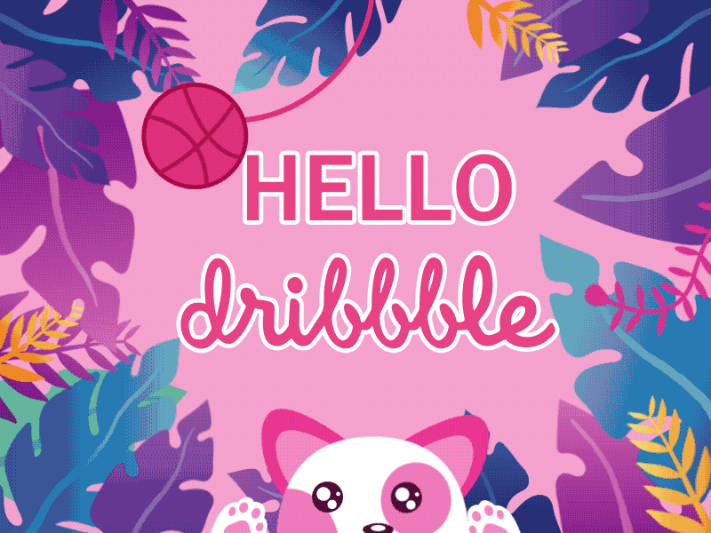 Hello, Dribbble! I'm Miaow One cat dynamic design illustration