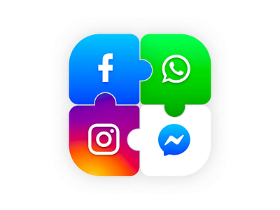 Facebook Jigsaw Animations on Keynote animation app facebook freebie icon instagram keynote messenger whatsapp