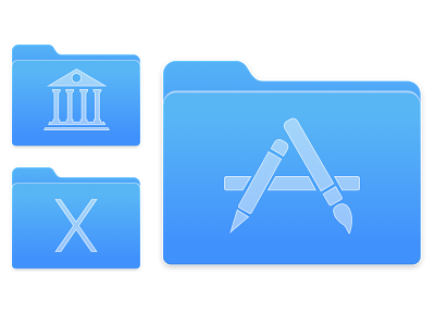 Yosemite Apps Folder folder icon mac macosx osx redesign yosemite