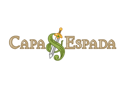 Capa Espada Mini logo medieval rpg sword