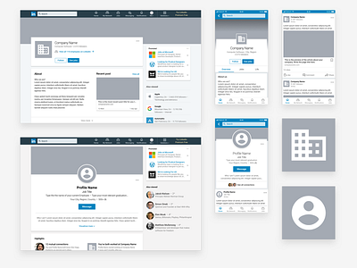 Linkedin Template By Vitor Heinzen On Dribbble