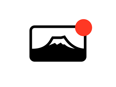 Mount Fuji branding japan logo mount fuji sun