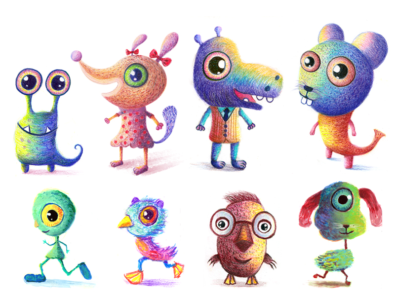 Character Practice by Shaun Walsh on Dribbble