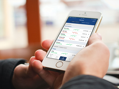 Finance app (concept) banking finance financial ios markets mobile stocks trade ui ux