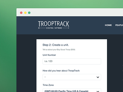 TroopTrack boyscouts log in scouting scouts sign up troops trooptrack web website