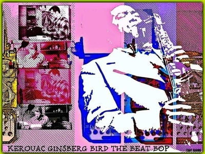 Kerouac Ginsberg Birdthe Beat Bop Tony Adamo Tony Adamo design tony adamo