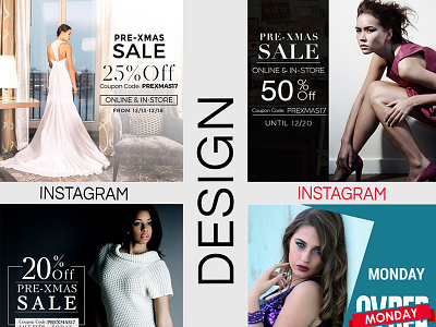 Social network Instagram adobe photoshop banner ad graphic design instagram banner online store social network
