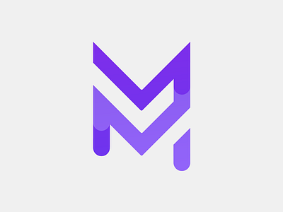 Logo Design ▪️ Letter: M clean design flat icon illustration letter lettering logo type typography