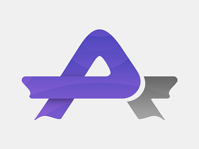 Logo Design ▪️ Letter: A a branding clean design drop flat icon illustration letter lettering logo type