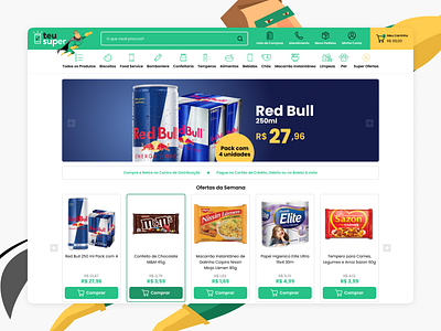 Supermarket Ecommerce Design