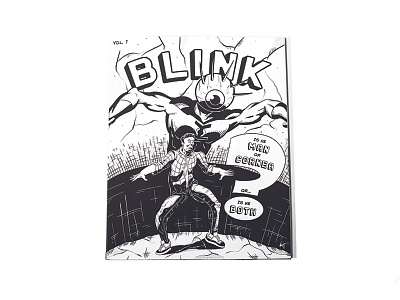 Blink book comic design graphic illustration novel