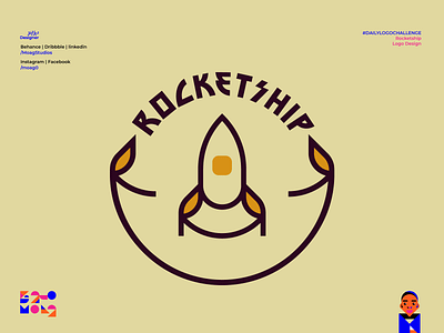 R Rocket Ship branding design icon identity logo mark monogram rocket ship symbol typography
