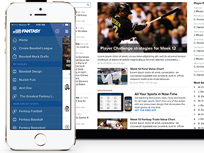 CBSSports Fantasy App baseball cbssports fantasy ios sports