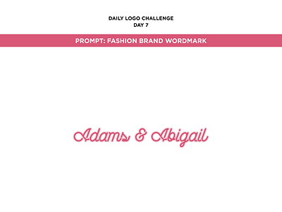 Fashion Brand Wordmark