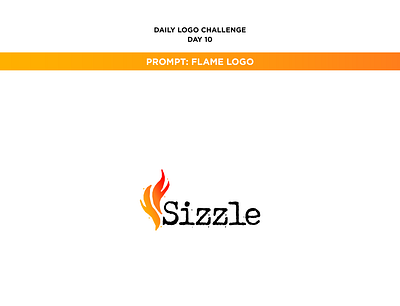 Flame Logo branding daily logo challenge design illustrator logo minimal typography