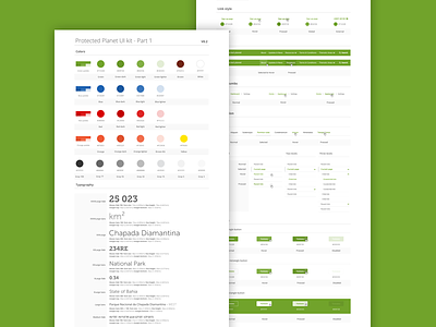 Protected Planet Ui Kit guidelines interface design style guide styleguide ui ui kit ui style user interface user interface guide user interface kit
