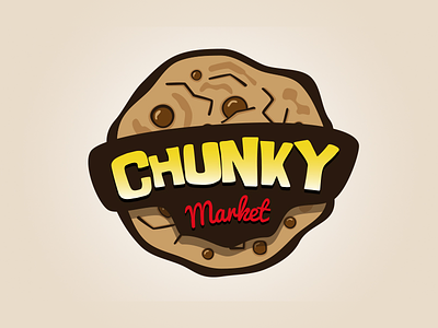 Chunky Market biscuits chunky cookie food logo