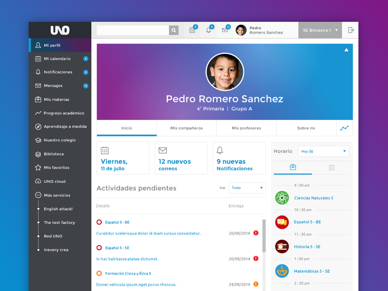 Sistema Uno - Santillana by Michel Doudin on Dribbble