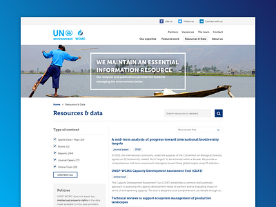UN Environment WCMC - Resources & Data resources un environment unep united nations environment