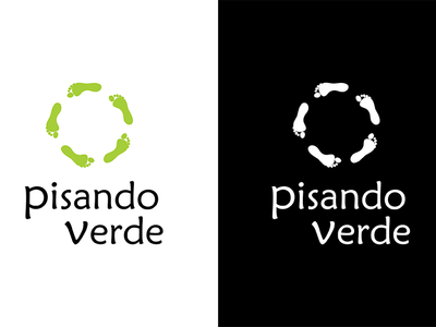 Pisando verde art direction branding business card graphic design logo print design web design website