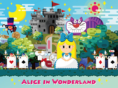 Alice in wonderland alice illustration illustrator