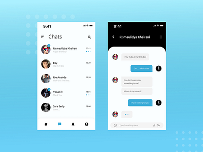 Daily UI#13-Direct Messaging dailyui design directmessaging illustration ui