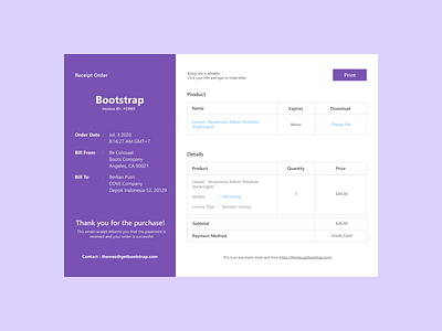 Daily UI#17-Email receipt daily ui dailyui 017 dailyuichallenge design email design email receipt uidesign