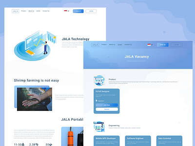 Artboard JALA Landing branding character daily design dribbble icon illustration landing page design landingpage ui ux vector