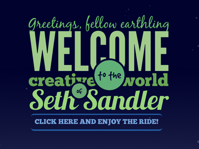 Website Header @font face css personal seth sandler website