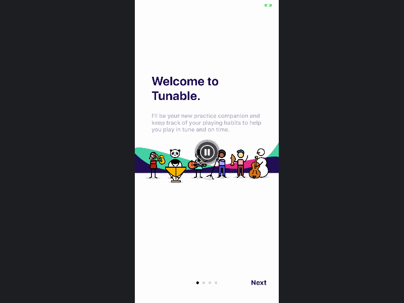 Tunable - Onboarding Flow