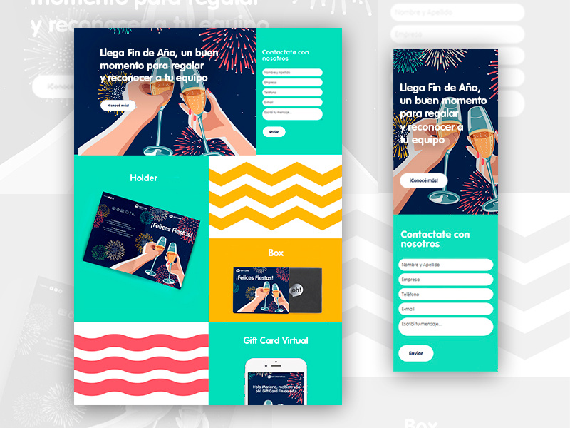 Landing Page - Web & Responsive landing design landing page website responsive corporate vector marketing campaign concept web design
